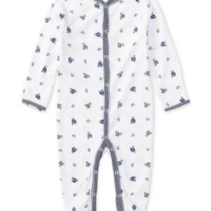 Polo by Ralph Lauren Baby Boys Bear Cotton Footed Coverall button down preppy